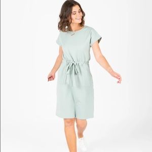 Piper & Scoot: The Casa Cinch Casual Dress in Sage